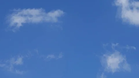Movement of white clouds Stock Footage 113278876