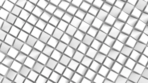 Movement of white cubes Stock Footage 235908511