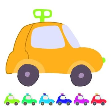 Movement wind up toy vector cartoon graphic Illustrazione stock