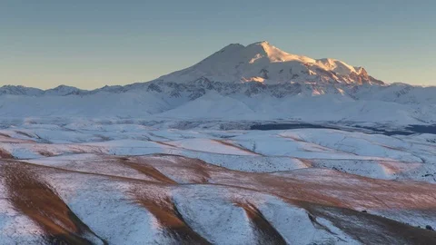 The  movements of clouds up to the slopes of the  mountains of Central Caucasus Stock Footage 70457278