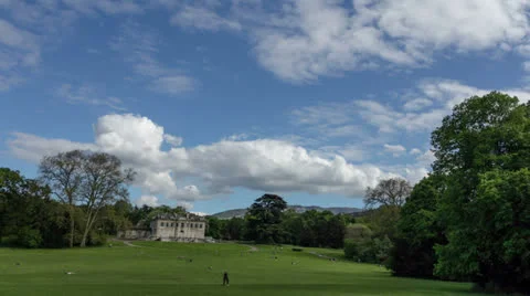 Movements in the park in the afternoon. Time-lapse Stock Footage 24673550