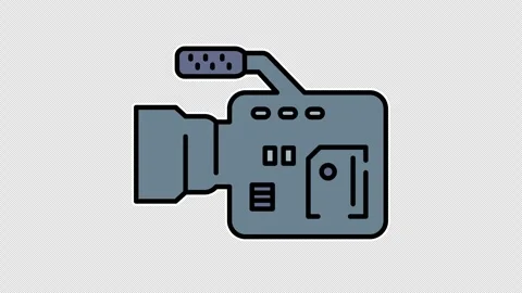 Movie camera Vídeo Stock 335512120