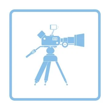 Movie camera icon Stock Illustration