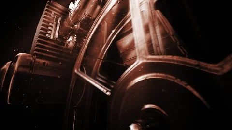 Movie Camera Intro Stock Footage 68157503