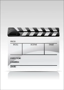 Movie claper Stock Illustration