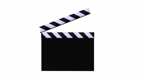 Movie clapper Stock Footage 998992