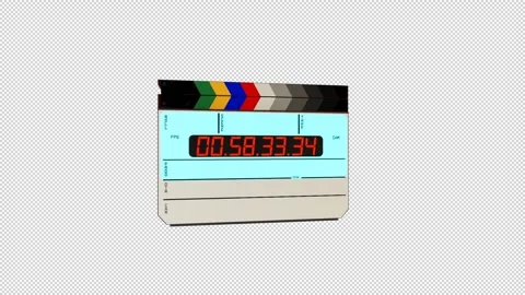 Movie Clapper Stock Footage 303208563