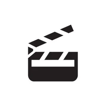 Movie clapper Stock Illustration