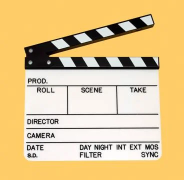Movie clapper Foto stock