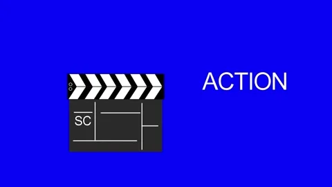 Movie Clapperboard Stock Footage 258833786