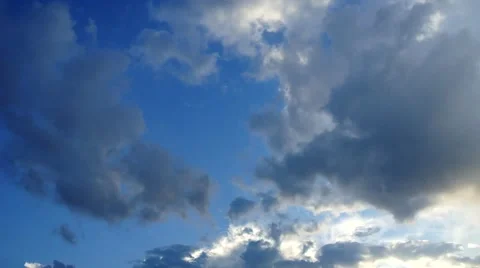 Movie Credits Background Clouds Video stock 40771920