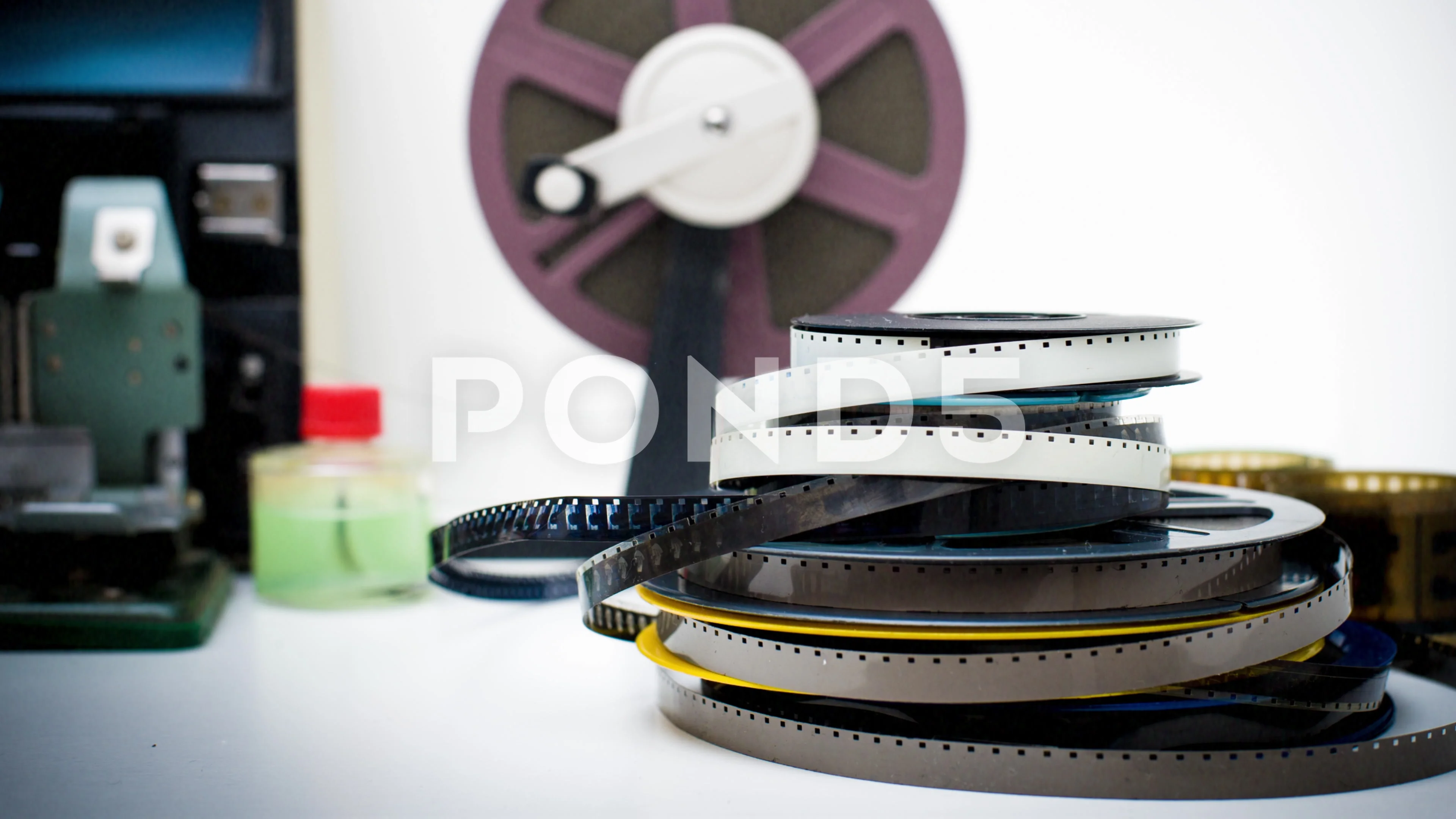 Movie film cinema background editing des... | Stock Video | Pond5