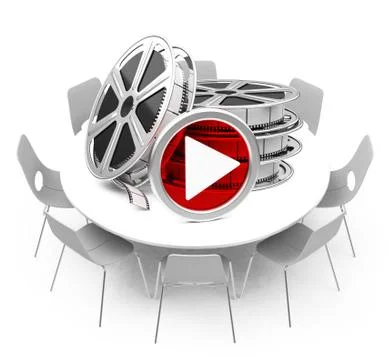 The movie Illustrazione stock