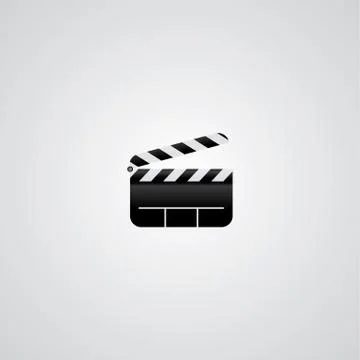 Movie logotype theme Stock Illustration