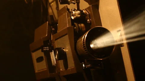 Movie Magic - Film Projector Stock Footage