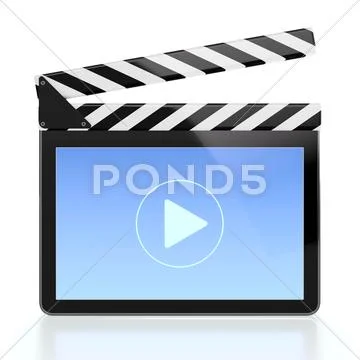 Movie player icon Stock Illustration