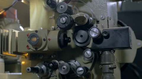 Movie projector. 4K. Stock Footage