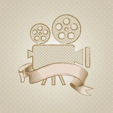 Movie Projector Illustrazione stock