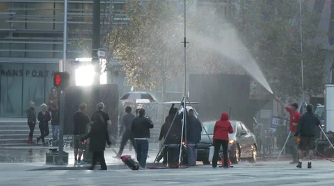 Movie Rain Vídeo Stock 27885692