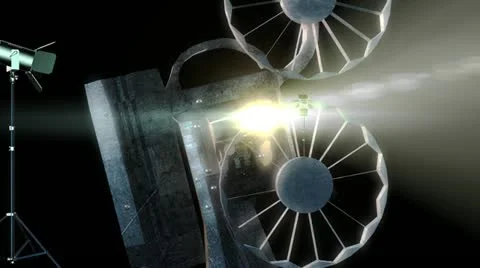 Movie Screen Intro Stock Footage 21996464