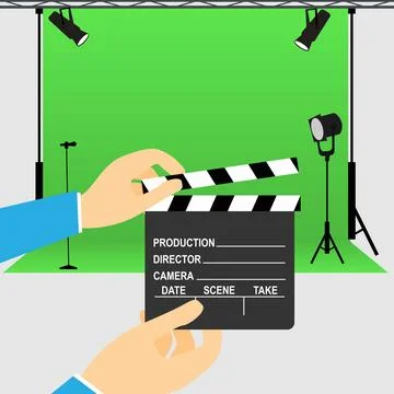 Movie studio Stock Illustration