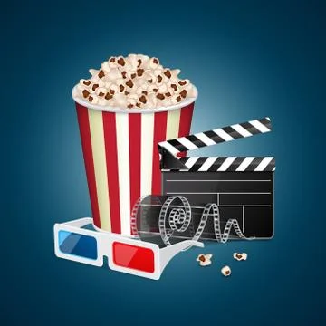 Movie template Stock Illustration