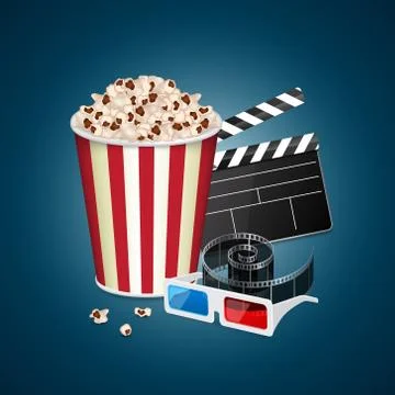 Movie template Stock Illustration