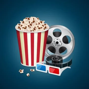 Movie template Stock Illustration
