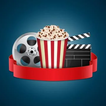Movie template Stock Illustration