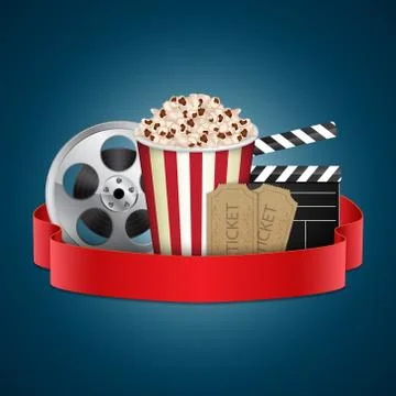 Movie template Stock Illustration