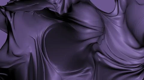 Moving 3d texture of liquid. Motion. Dense liquid randomly move in waves Stock Illustration