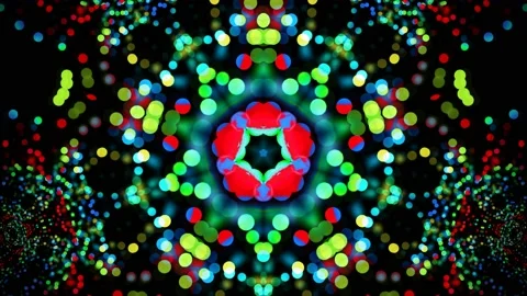 Moving abstract background of colorful lights Stock Footage 167095217