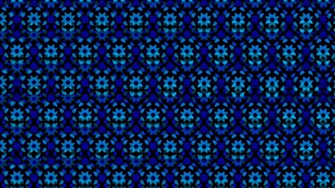 Moving abstract blue background in the form of patterns, animation Stock Footage 151515380