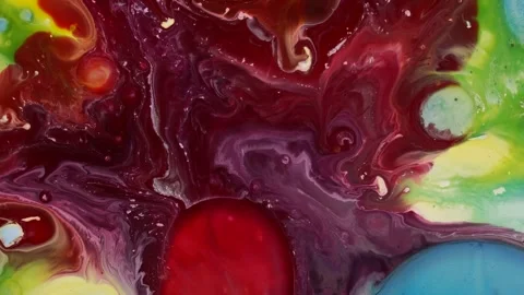 Moving abstract colorful background with vibrant swirls and organic texture. Stockbeeldmateriaal 337695065