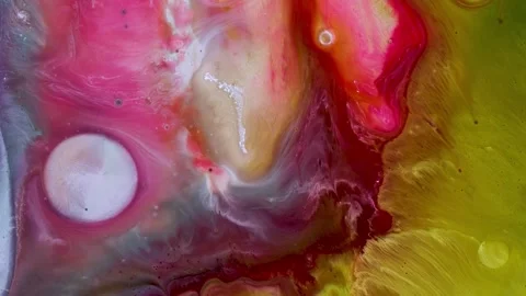 Moving abstract colorful background with vibrant swirls and organic texture. Video stock 338169731