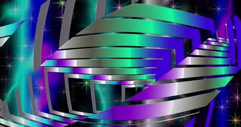 Moving abstract lines of different colors and shades Stock Footage 144673656