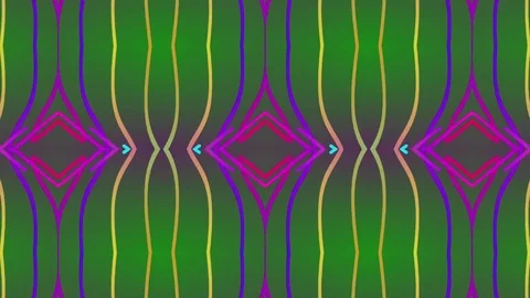 Moving Abstract Lines Kaleida Video stock 73545001