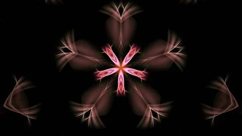 Moving abstract pink patterns against black background Video stock 166495881