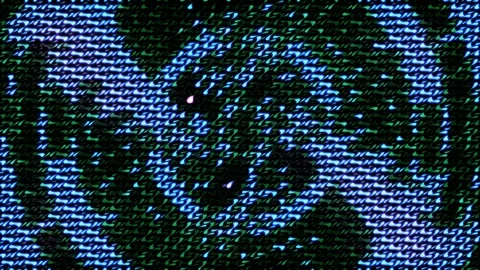 Moving abstract shiny background. 4K motion graphics. Stock Footage 129997523