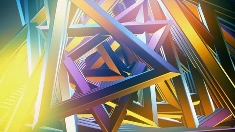 Moving abstract shiny background. 4K motion graphics. Stock Footage 129999050