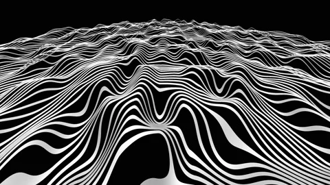 Moving Abstract Terrain Mask Map Video stock 139739528