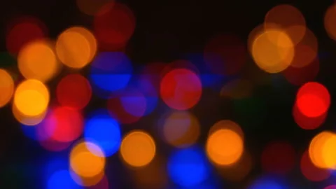 Moving abstraction in the form of colored balls. Vidéo 120944552