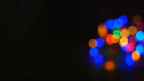 Moving abstraction in the form of colored balls. Stock Footage 120945010