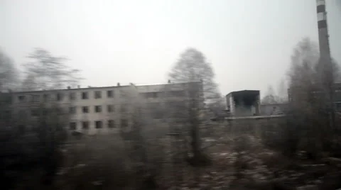 Moving accross stalker-style environment Video stock 45457236