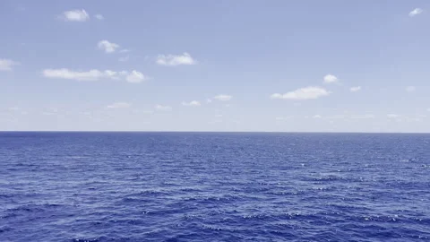 Moving Aerial View of Ocean Surface During Day Vidéo 241567733