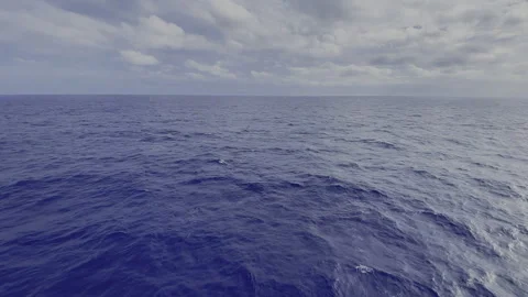 Moving Aerial View of Ocean Surface During Day Vídeo Stock 241568696
