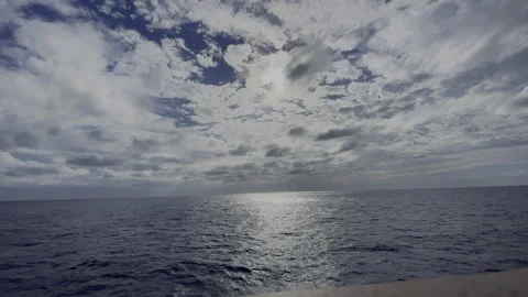Moving Aerial View of Ocean Surface During Day Vídeo Stock 241569082