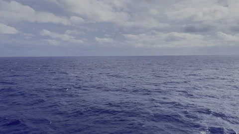 Moving Aerial View of Ocean Surface During Day Vídeo Stock 241632662