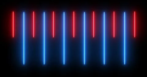 Moving up and down loading like an audio spectrum neon light beam bg. Cyber.. Stock Illustration