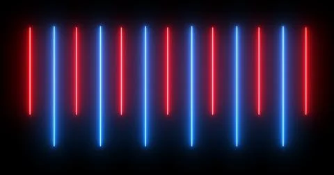 Moving up and down loading like an audio spectrum neon light beam bg. Cyber.. Stock Illustration